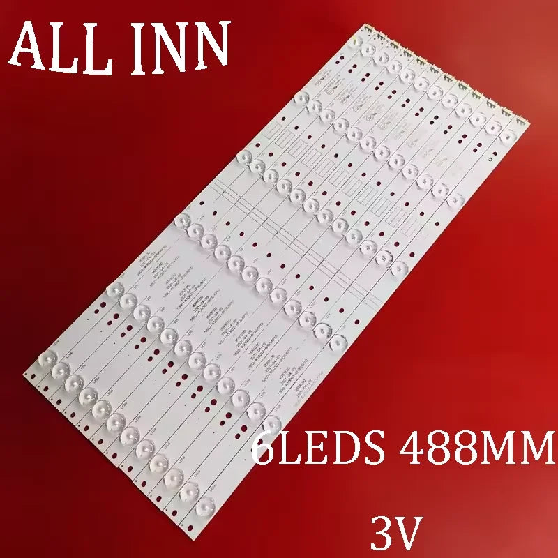 LED Backlight Strip for 12pcs LED Backlight for KukaibU50 50U2 LCD TV 5800-W50002-2P00 5800 W50002 50UH6070