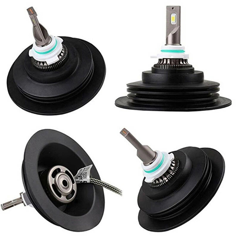 1PC Soft Rubber Dust Cover For Car Auto Headlight Universal 