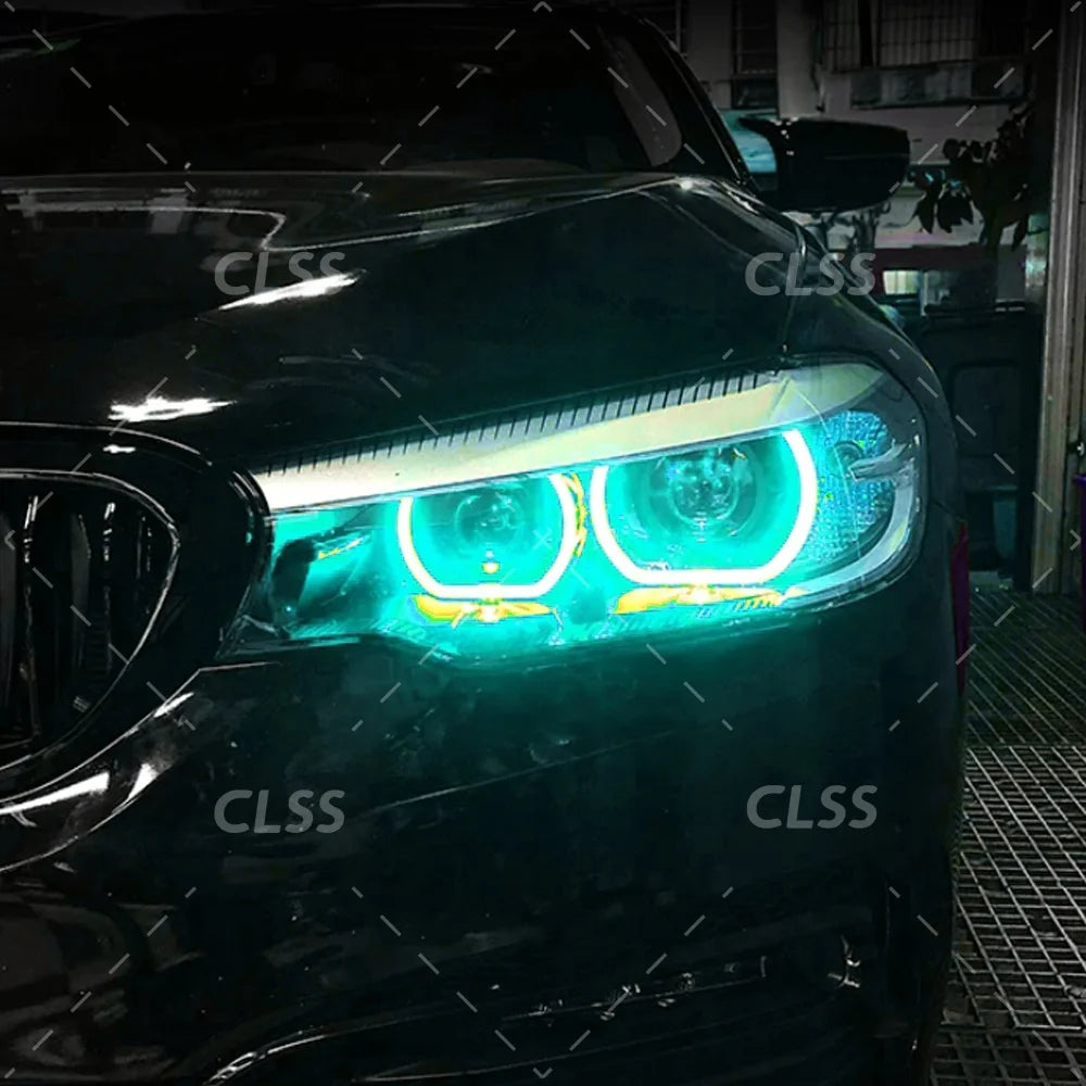 DRL Board Angel Eye Non-RGB For BMW 5 Series G30 G31 F90 M5 G38 2017-2020 LED Headlight Daytime Running Light