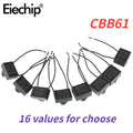 5pcs Per Value CBB61 Series Fan Starting Capacitor 450V 0.8-