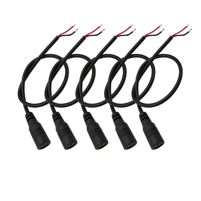 4.0x1.7mm DC Male Female Jack Wire Connector 4.0mm x 1.7mm DC Power Plug Socket Extension Cable for CCTV Camera LED Strip Light