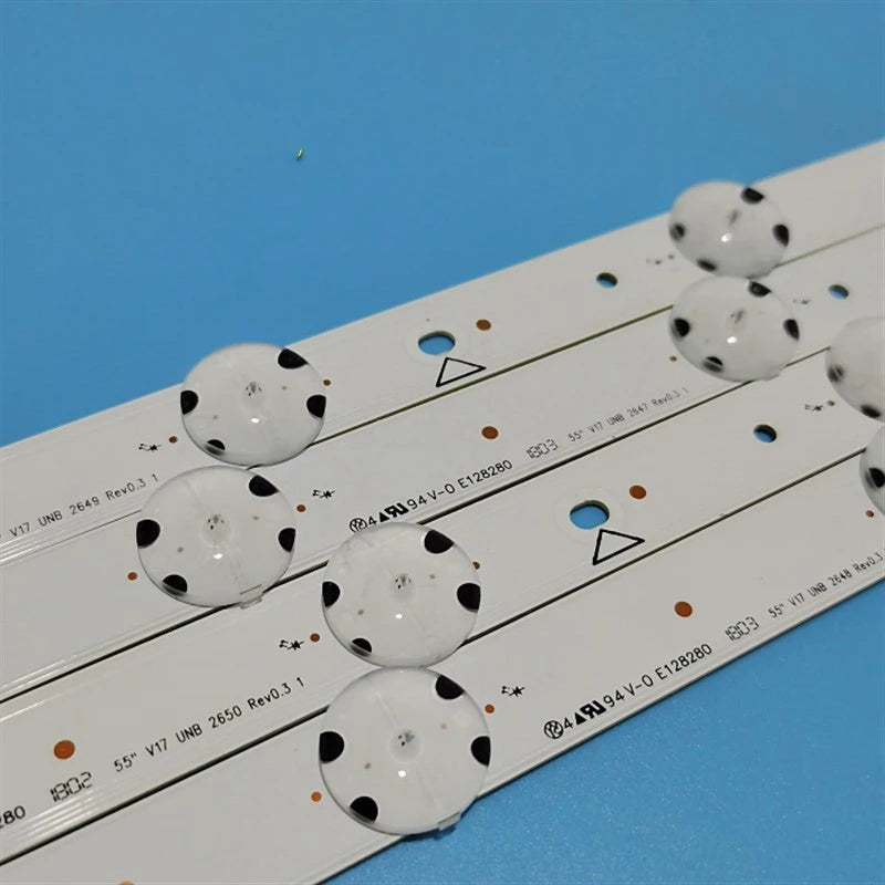 LED Backlight Strip for 16pcs/set LED backlight strip for 55inch TV 6916L-2647A 2648A 2649A 2650A 55 V17 UNB