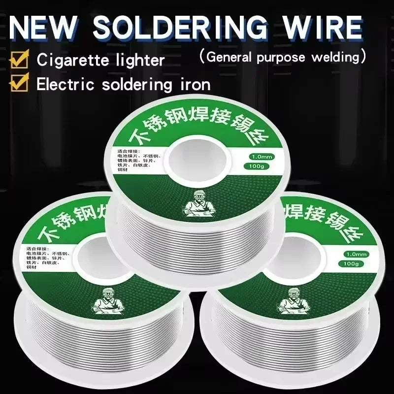20/100g Low Temperature Easy Melt Solder Wire Universal Silv