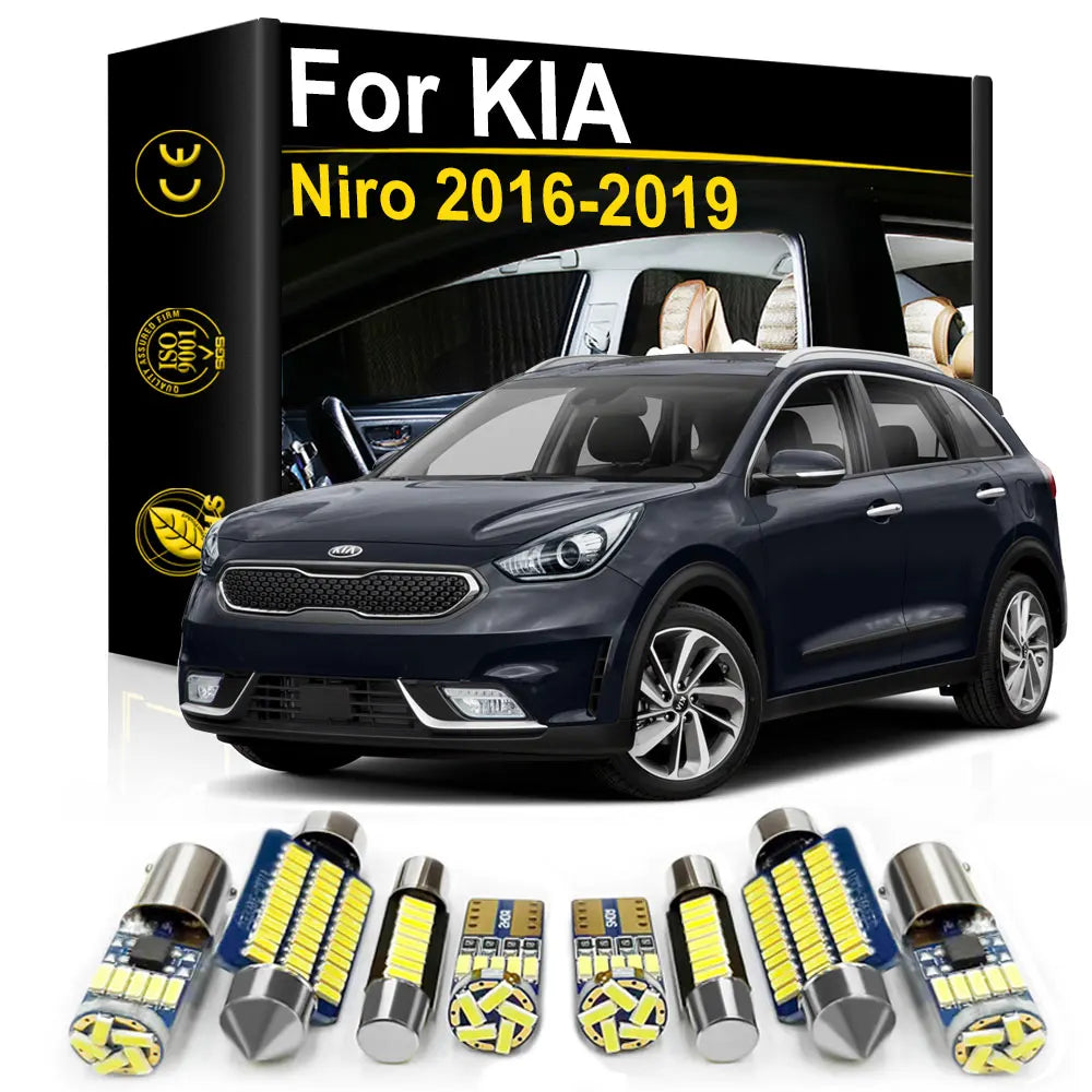 Car Interior LED Light For KIA Niro 2016 2017 2018 2019 Map 