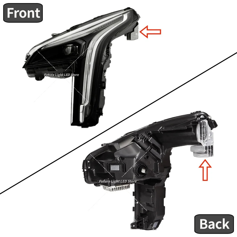 DRL LED Boards Light Source 10000061255-02 For Cadillac XT4 2018-2023 Full LED Headlight Daytime Running Turn