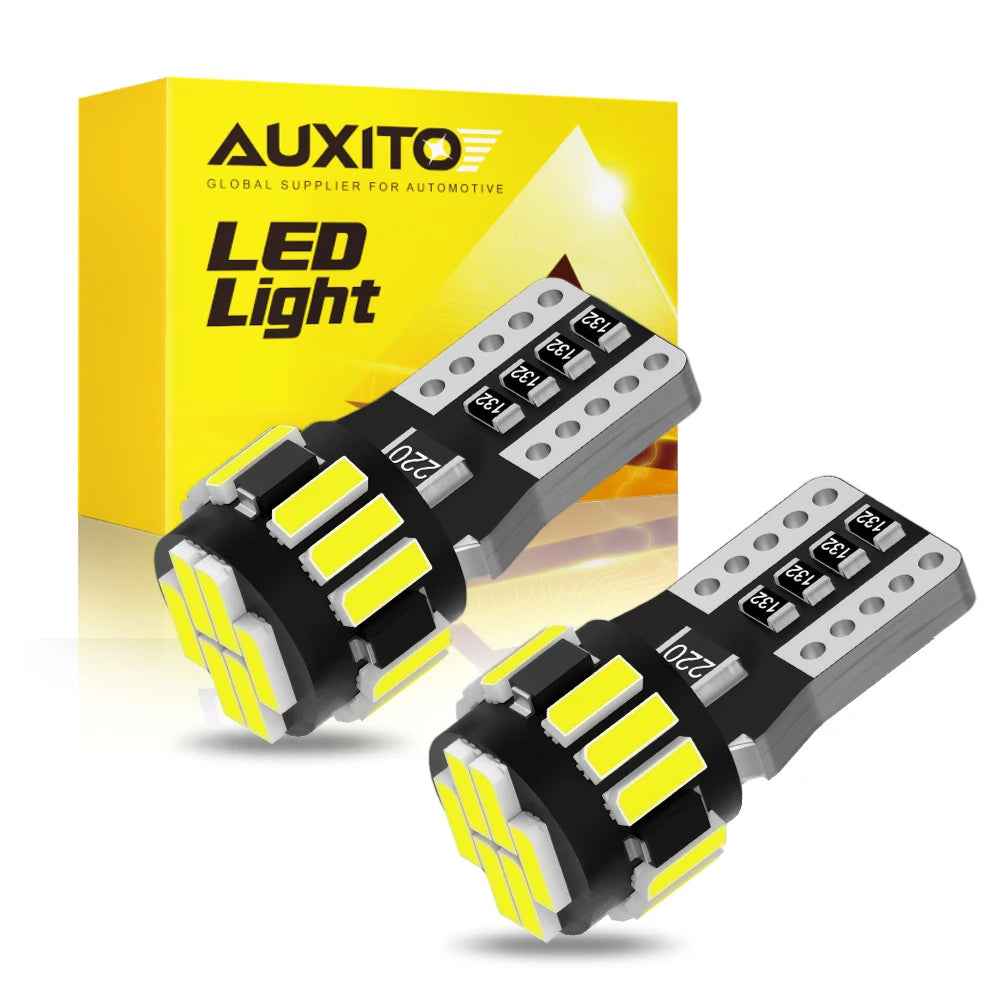 AUXITO 2/4Pcs W5W LED T10 Car Light LED Canbus No Error Auto