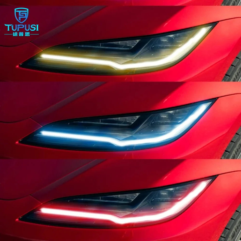 DRL Boards For Tesla Model 3 2024-UP Refit Daytime Running Light Chip Module LED Headlight