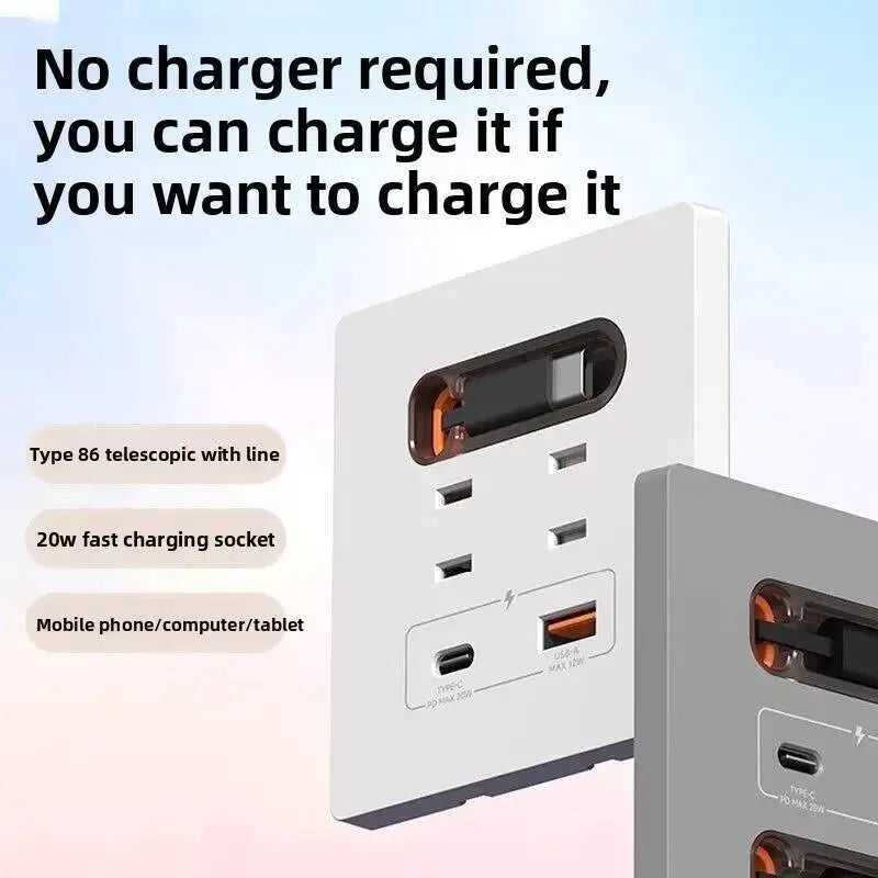 20W USB Type-C Fast Charging Socket USB C Port Multifunction