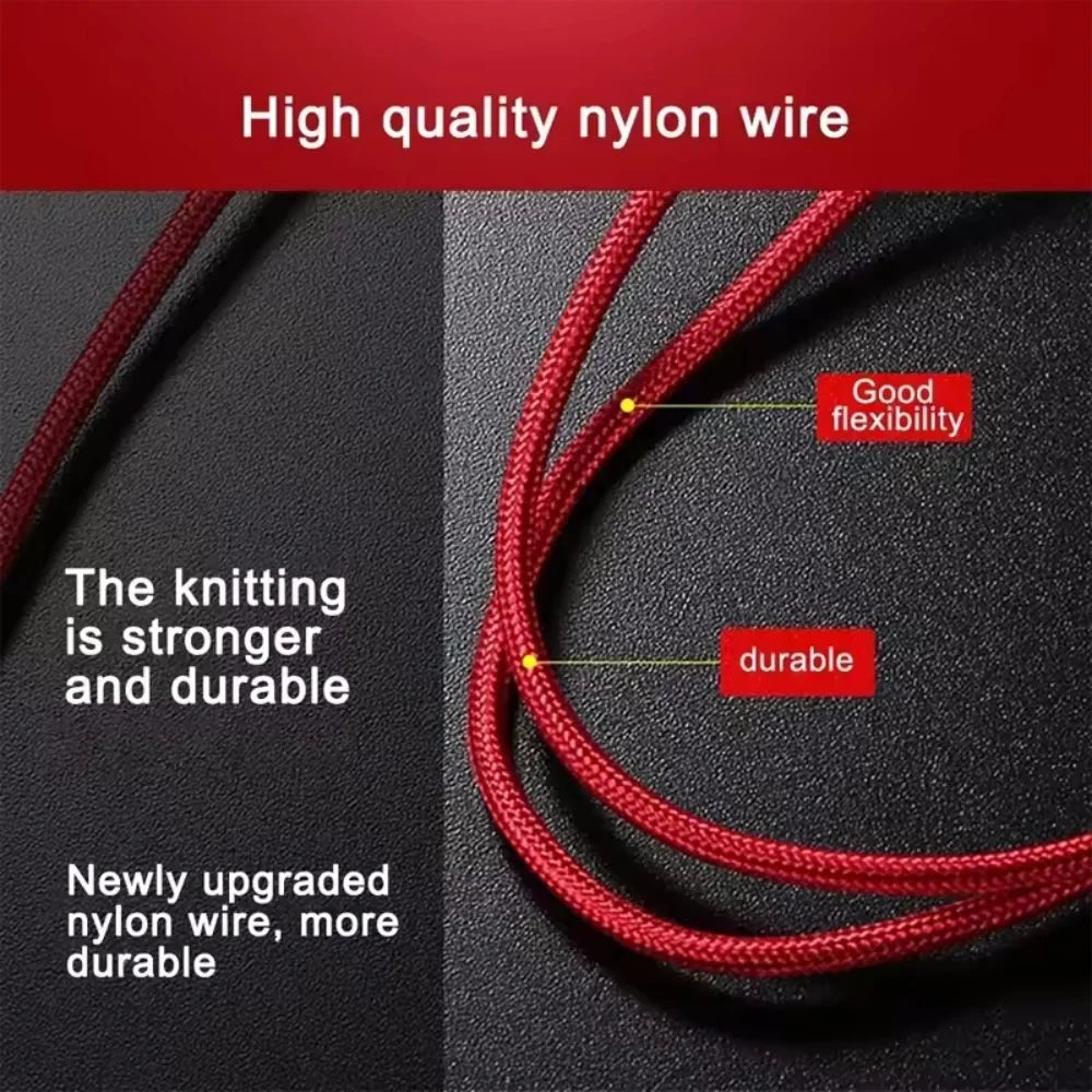 5 in 1 PD USB Fast Charging Cable For iPhone 14 13 12 Xiaomi