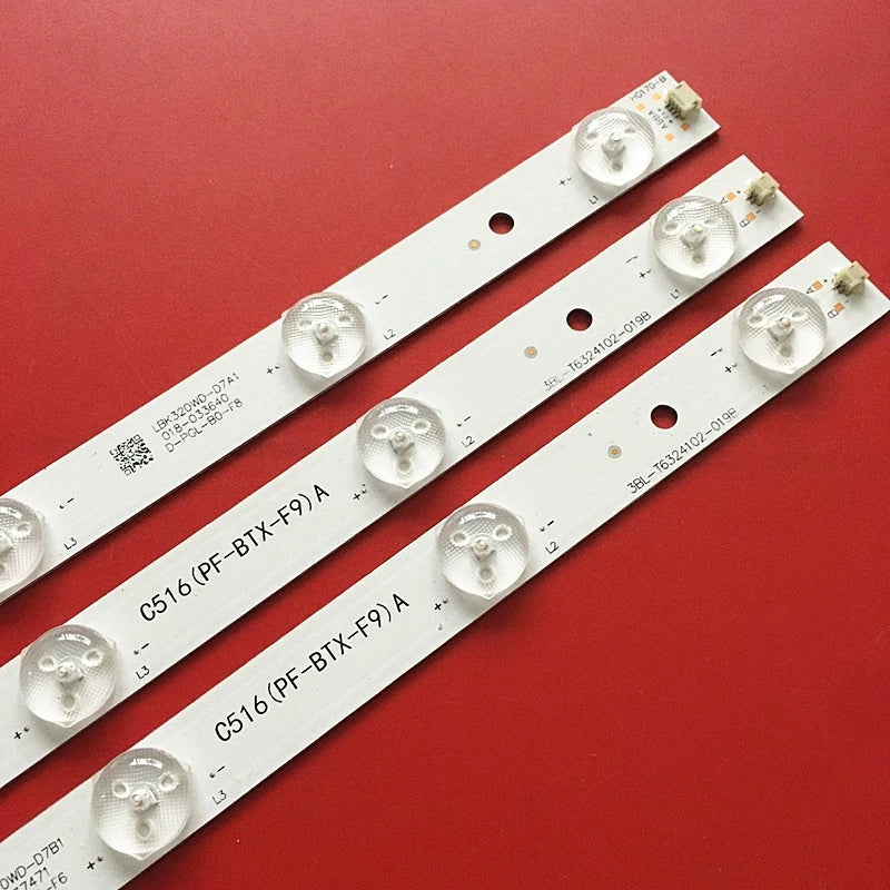 LED Backlight Strip for 3PCS Skyworth LE32D99 32E61HR Light Bar 471R1055 4708-K320WD-A4211V01 K320WD