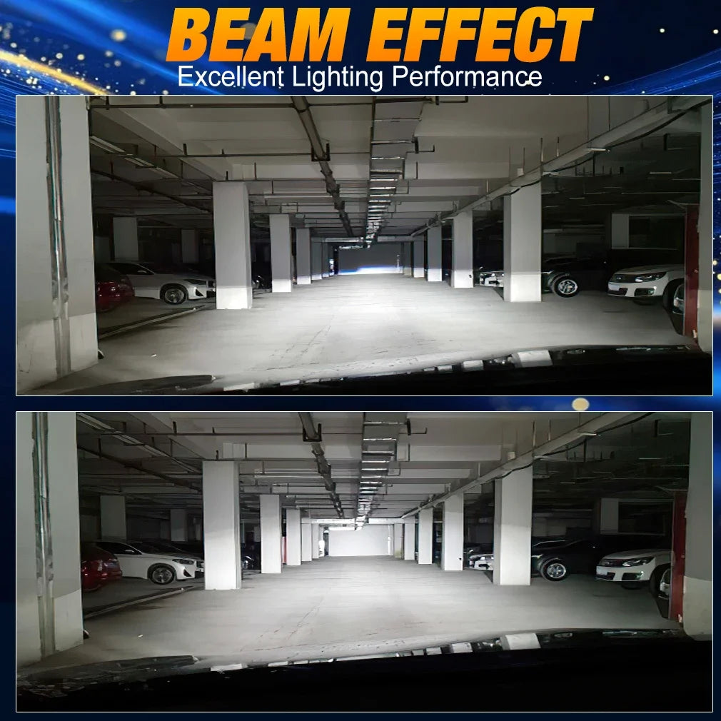 H7 H4 LED Headlight H8 H1 H11 9005 9006 9012 300W 50000LM LE