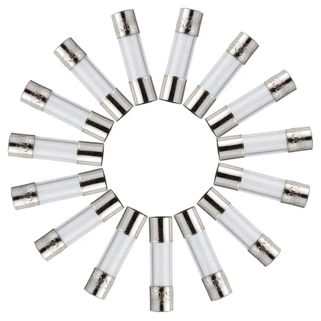 100pcs Fast-Blow Glass Fuses Assorted Kit 10Values Amp 5x20m