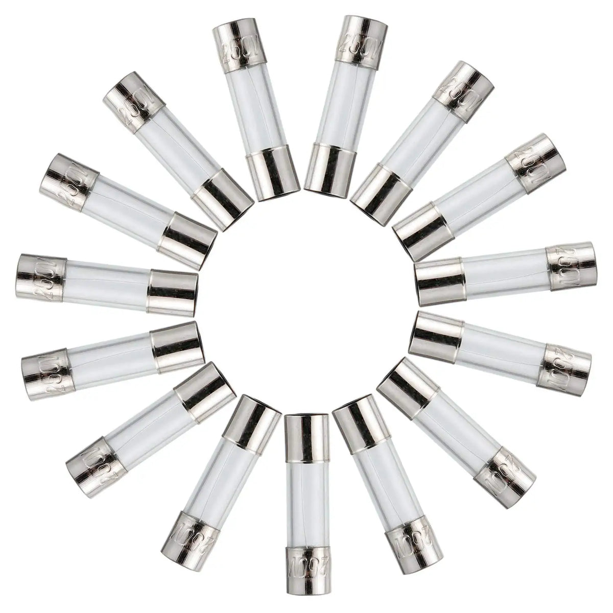 100pcs Fast-Blow Glass Fuses Assorted Kit 10Values Amp 5x20m