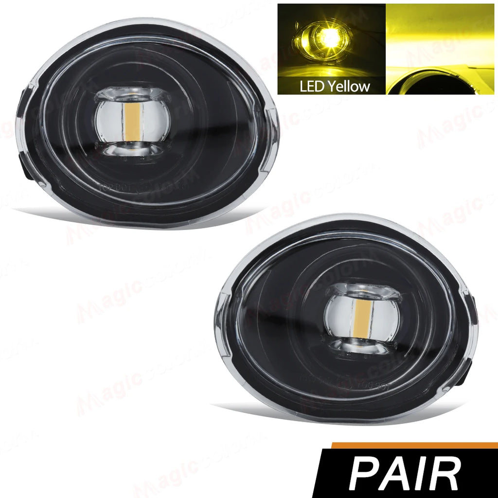 For BMW E39 M5 2001 2002 2003 E46 3 Series M3 2002 2003 2004 2005 2006 Fog Lights Headlight Front Driving Lamp Halogen LED Bulbs