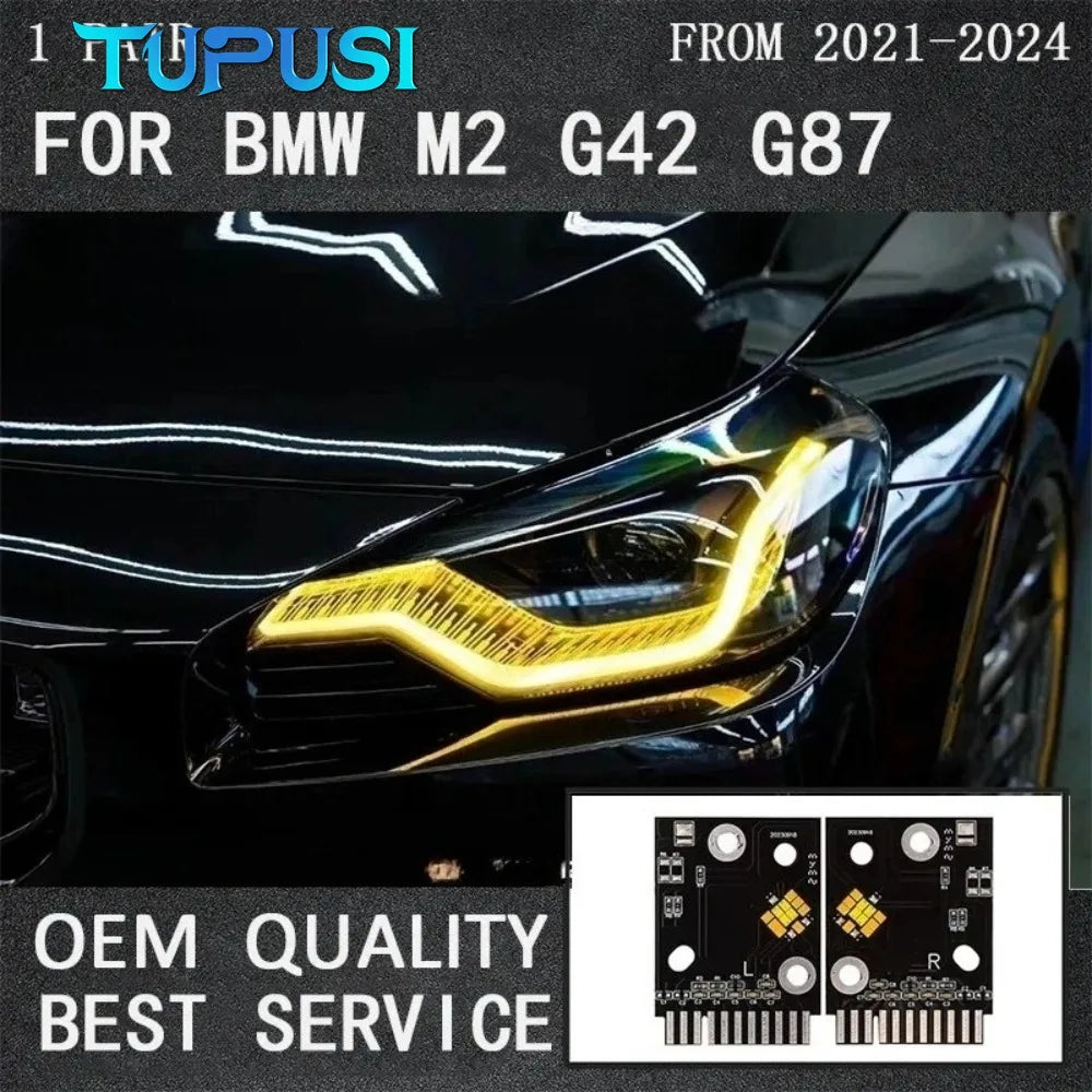 Angel Eye LED Boards DRL Adaptive LED Headlight DRL Daytime Running Light 12160020070 For BMW 2 Series G42 M2