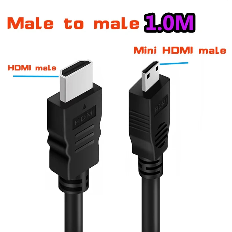 Mini HDMI Cable 4K 60Hz HDmatters HDMI 2.0 Mini HDMI to HDMI Cable Adapter Converter for Tablet Camcorder Laptop DSLR