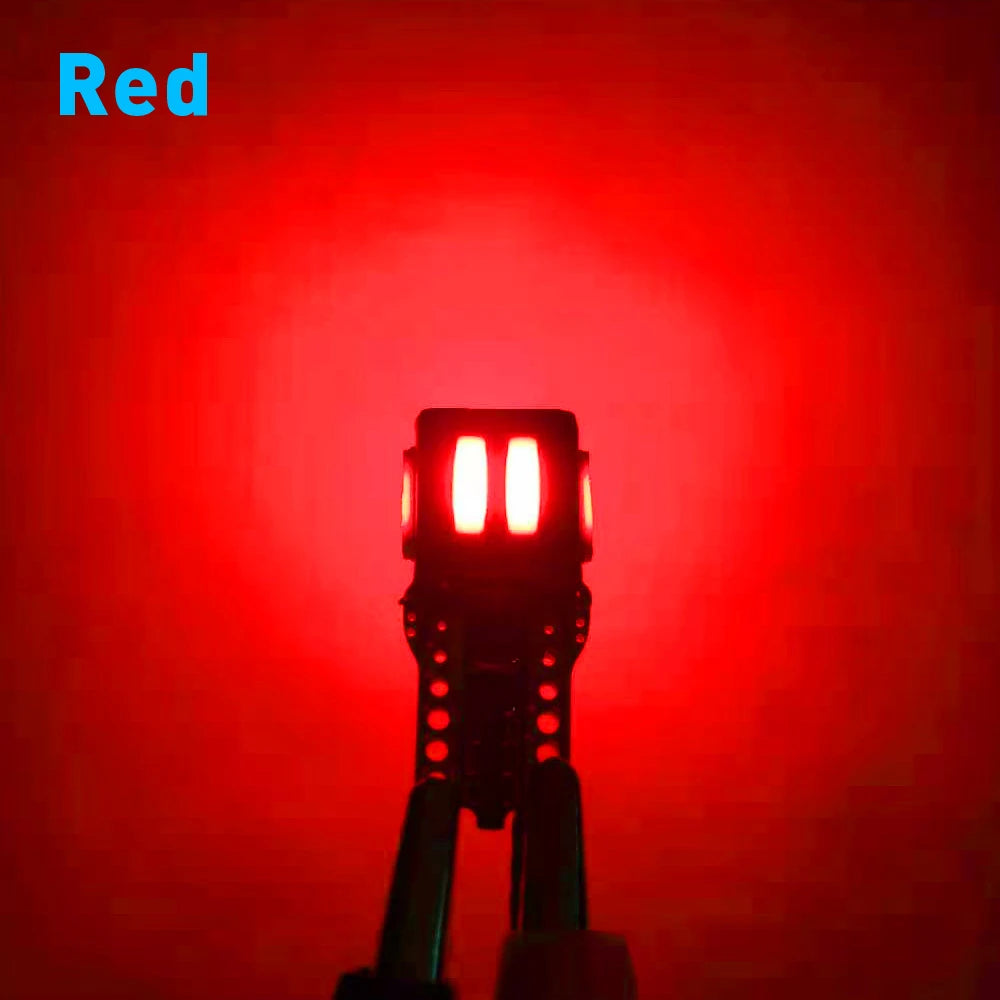 2pcs High Quality Super Bright T10 W5W Car Interior Reading Dome Light Marker Lamp 168 194 LED Auto Wedge Parking Bulbs Orange