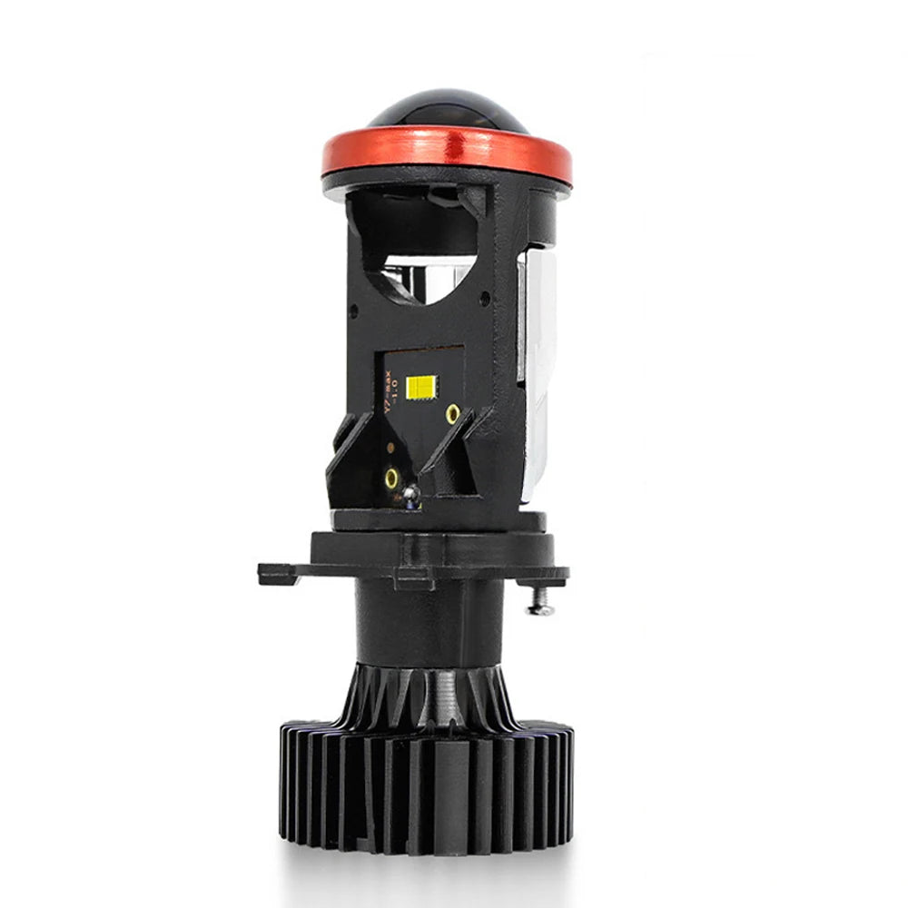 H4 Bi LED Projector Headlights Bulbs 500000LM Powerful Led CANBUS No Error Motorcycle Car Mini Lens Upgrade Spotlight Lights
