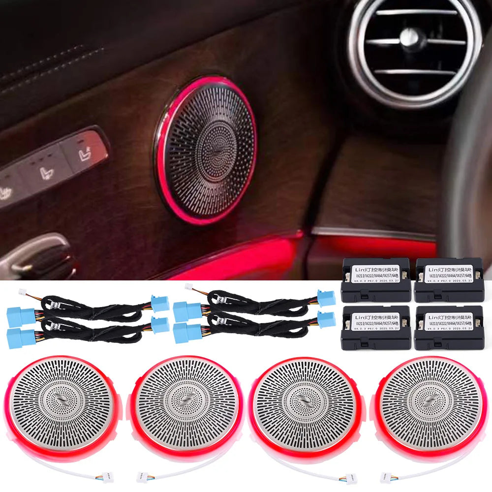 New LED Speaker Cover Car Door Horn Decorative Shell Cover A
