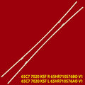 LED Backlight Strip for TCL 65c7 7020 KSF R/L 65HR710S76A0 B0 V1 4C-LB6576-HR01K 02K - Replacement TV