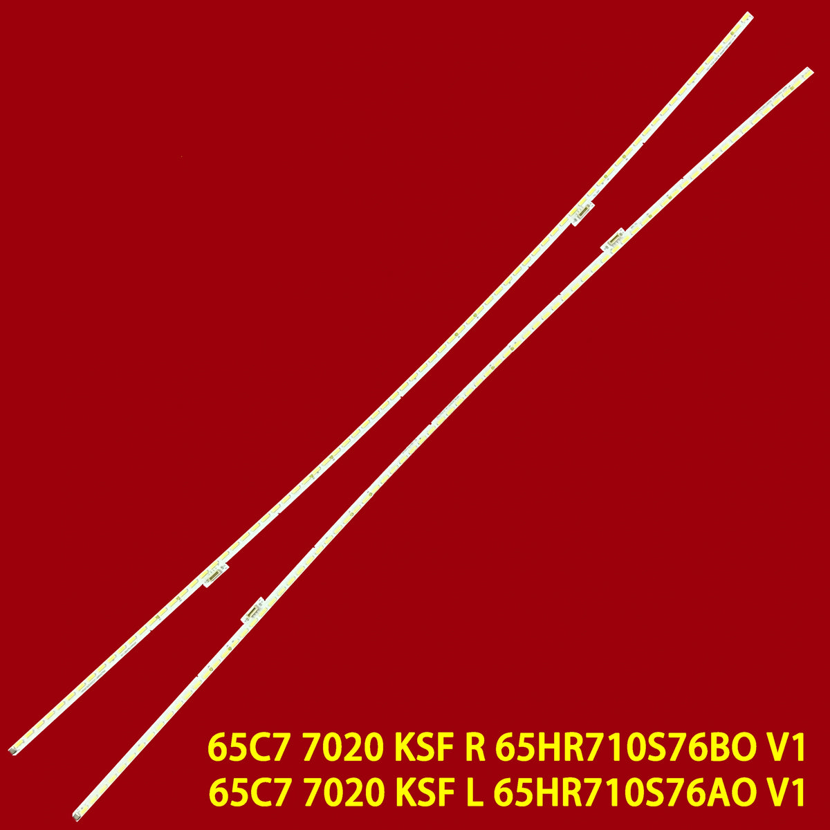 LED Backlight Strip for TCL 65c7 7020 KSF R/L 65HR710S76A0 B0 V1 4C-LB6576-HR01K 02K - Replacement TV