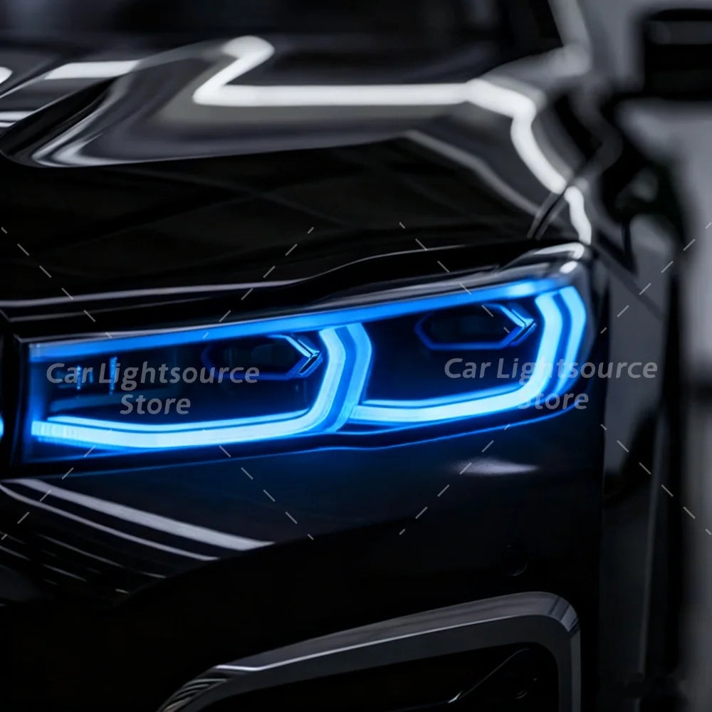 Angel Eye LED DRL Boards For BMW 7 Series G11 G12 LCI 730i 740i Laser Headlight Daytime Running Light Module