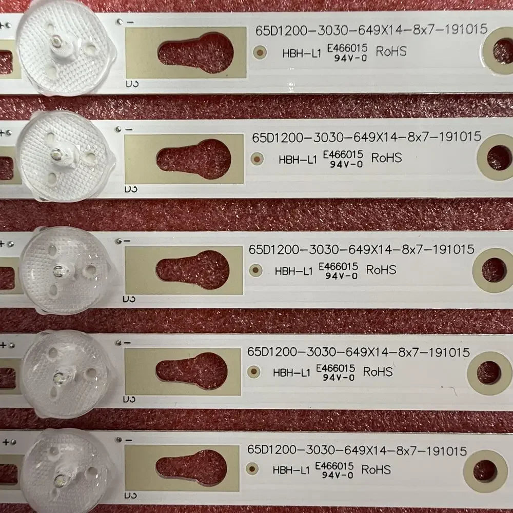LED Backlight Strip for 8pcs/set LED Strip For 7LED 65UP7000PUA 65UN7000PUD 65UN70006LA 65PFL5765/F8
