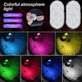 1/2pcs Multi Color Car Light Wireless LED Touch Light Roof C