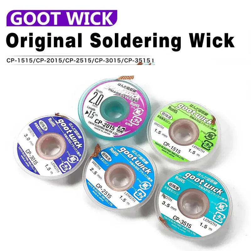 GOOT Desoldering Wick CP2015 CP2515 CP3015 CP3515 High Quali