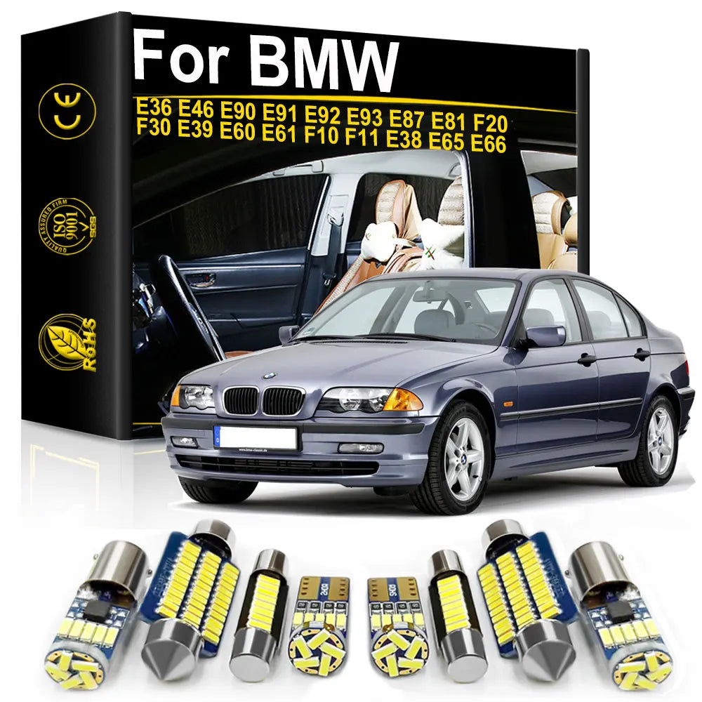 For BMW E36 E46 E90 E91 E92 E93 E87 E81 F20 F30 E39 E60 E61 