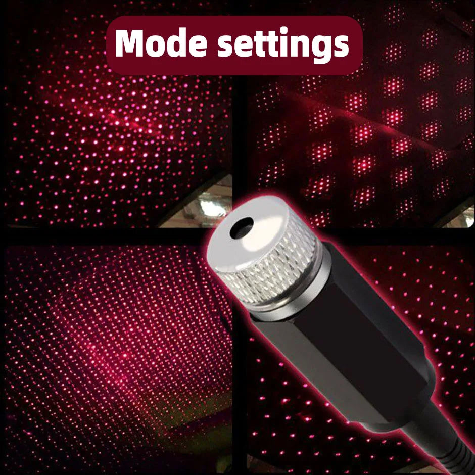 Mini LED Car Roof Star Night Light Projector Atmosphere Gala