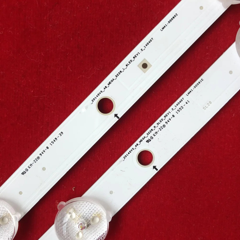 LED Backlight Strip for 1Kit =8pcs LM41-00090Z LM41-00091E BN96-32769A DMGE-480SMA 2014SVS UE48H5003