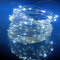 LED String Lights Copper Silver Wire Waterproof Fairy Lights Garland Light For Christmas Wedding Party Decoration With Battery