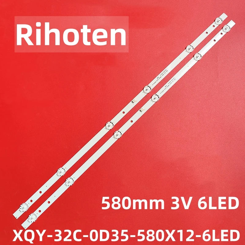 LED Backlight Strip for 32UD8A XQY-32C-0D35-580X12-6LED-VER119-01 LED303D-6S1P-6 RXW - Replacement TV