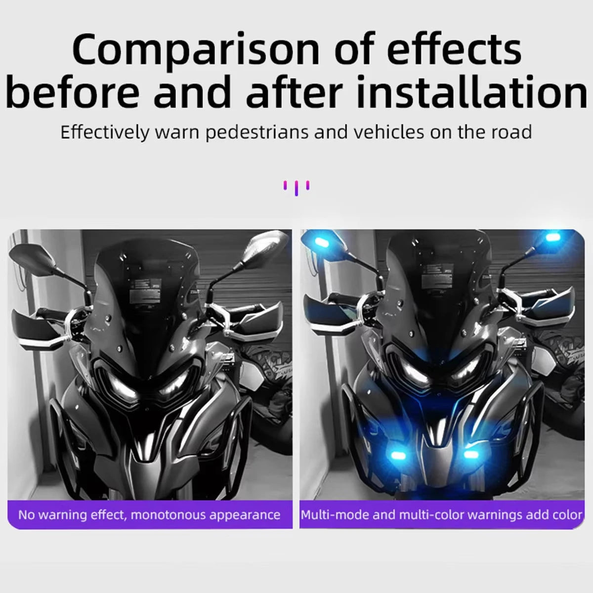 RGB Led Car Strobe Lights Motorcycle LED Flash Position Wire