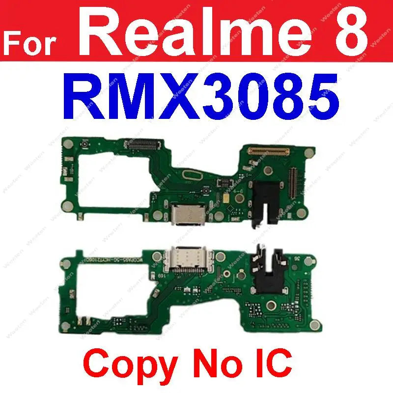 USB Charger Board Dock For Realme 8 8i 8S 4G 5G USB Charging Jack Port Connector Board Replacement Parts