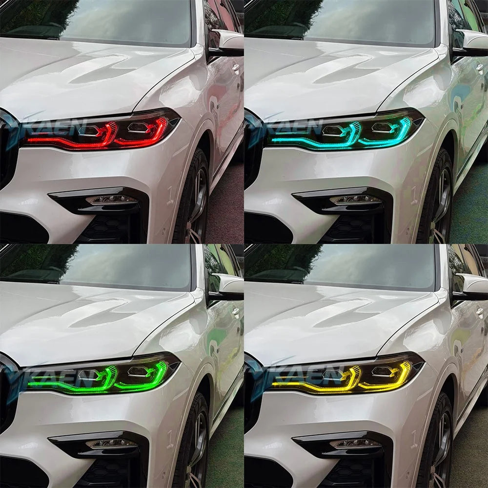 DRL Boards For BMW X7 G07 2019-2021 Laser Headlight Daytime Running Light Chips Angel Eyes Blue Red White for