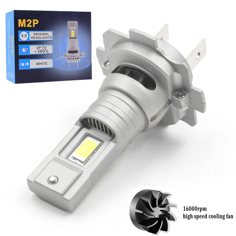 M2P 60W 13000LM Auto LED Headlights Bulb H7 H11 Fog Lamp 900