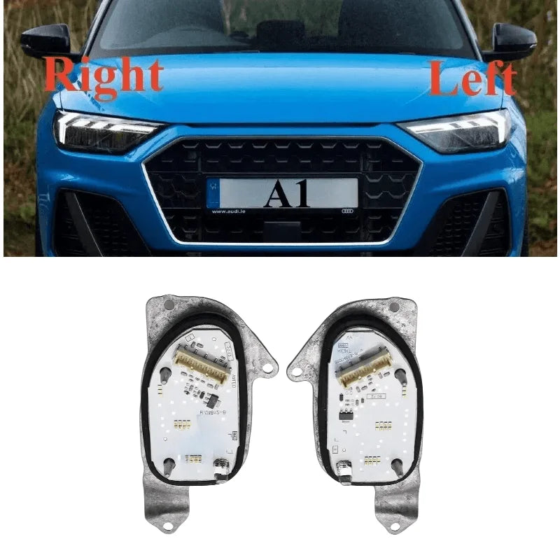 LED Headlight DRL Turn Signal Modules OEM B104613-B 90145443 R B104612-B 90145442 L For Audi A1 S1 2019 2020