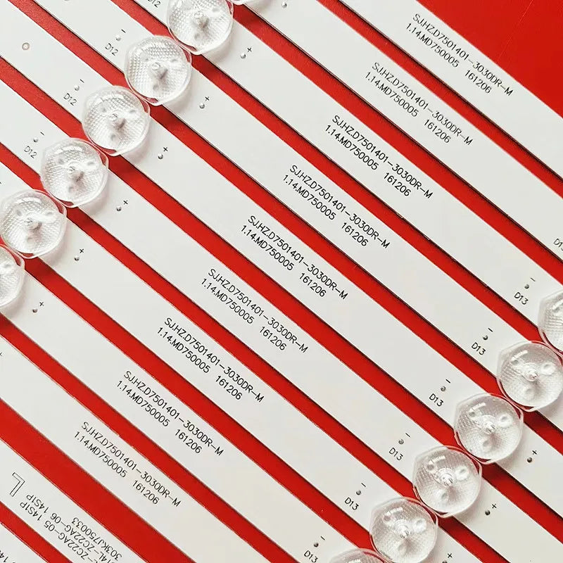 LED Backlight Strip for Awox 75191 7520KS EHT75H16UA-ZMG KJ75D14L-ZC22AG-06 09E KJ75D14R-ZC22AG-06 09E