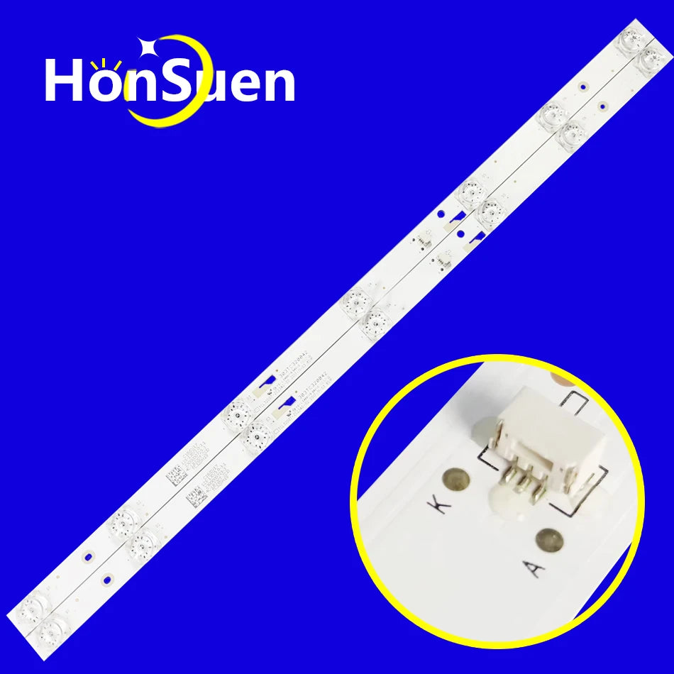 LED Backlight Strip for 528mm 3v LED Backlight strip 7 lamp For TCL32D07-ZC23AG-02 7S1P 303TC320042