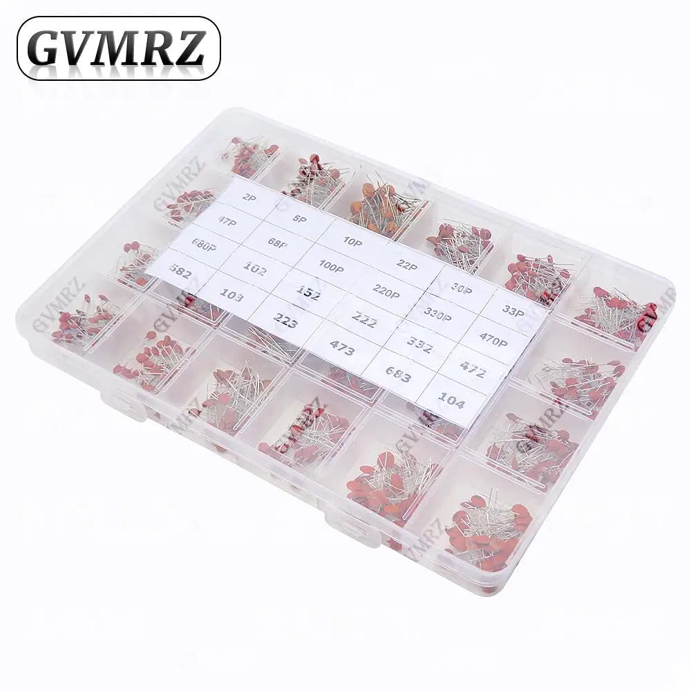 300PCS 960PCS 3600PCS Ceramic Capacitors Kit Electronic Comp
