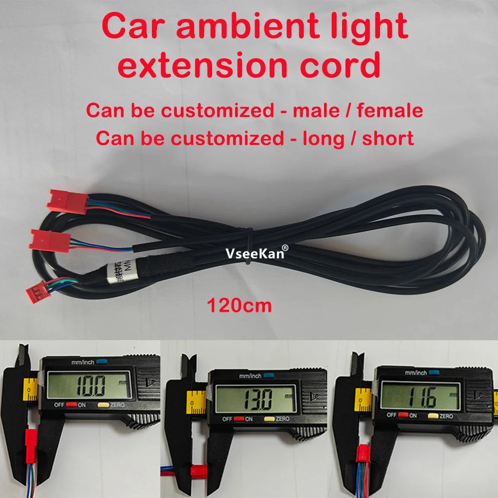 Car Ambient Light Accessories Accessories Y-Wires Light Strips Fog Lights Footlights Pull-String Lights Storage Box Light