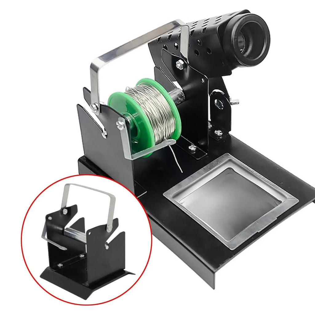 Compact Solder Wire Spool Dispenser Holder Adjustable Metal 