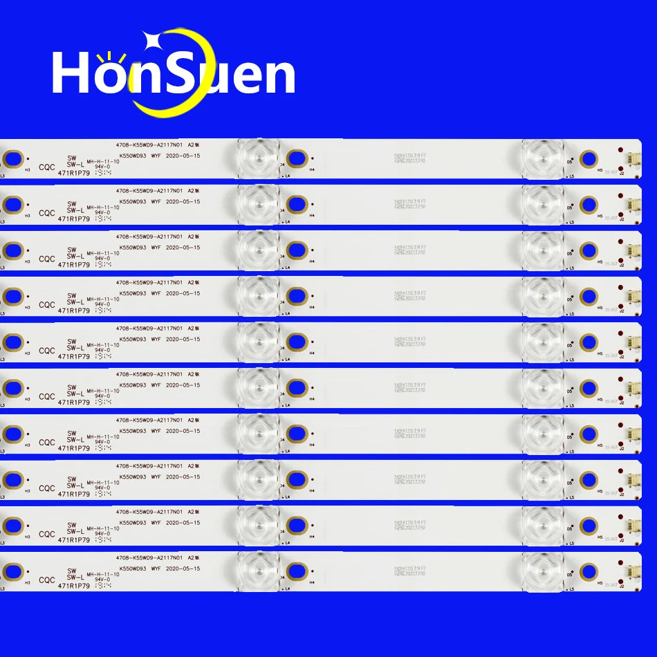 LED Backlight Strip for 5 LED backlight For 55T1 DHL55 WIT550A K550WD93 4708-K55WD9-A2117N01 DH-LM55-S200