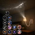 2-in-1 USB Galaxy Projector Night Light 360 Adjustable Brigh