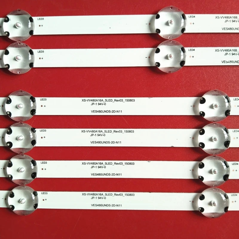 LED For SVV480A16A SVV480A16B_5LED_Rev03 VES480UNDS-2D-N11 N12 JL.D48051330-078HS-C TX-48DS352E DLED48287