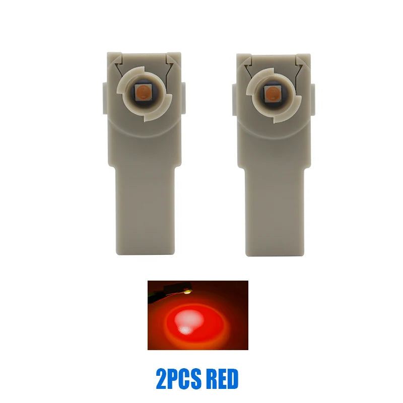 2Pcs Car Interior LED Signal Foot Light Ambient Lamp Indoor Footwell Bulbs Foot Nest Ice Blue White Pink Yellow For Lexus CT200h
