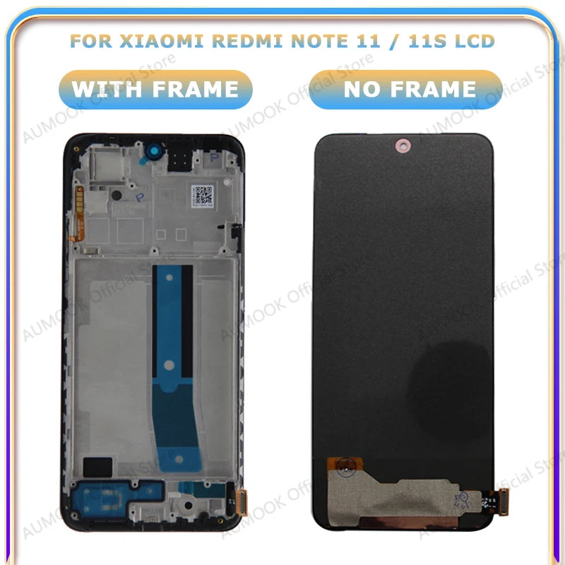 AMOLED LCD Display For Xiaomi Redmi Note 11 11S Touch Screen