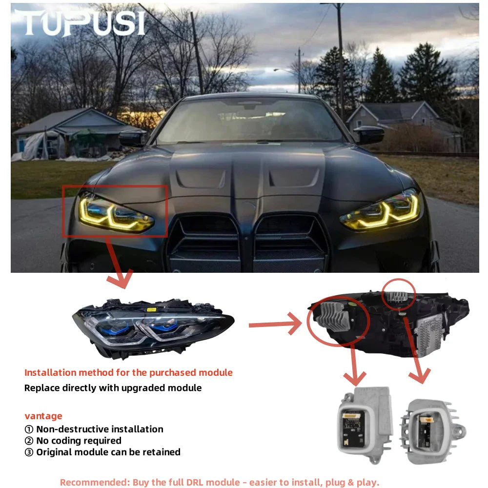 DRL LED Modules Board Set 9851047 for BMW G23 G80 G22